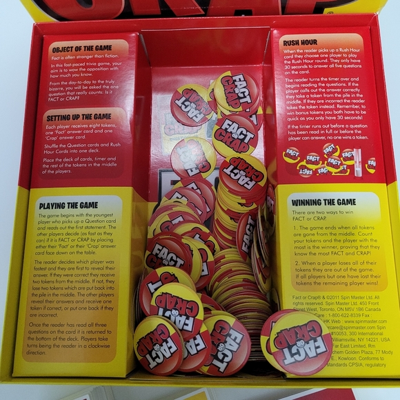 Trivia Game Fact Or Crap Ages 12+ - Picture 4 of 4